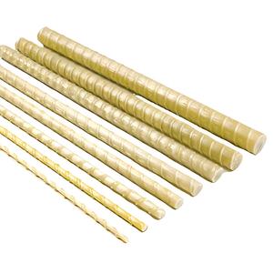 Barres d'armature GFRP filetées légères, anti-incendie/anti-corrosion, moulées par pultrusion, solution non conductrice pour la découpe d'infrastructures - Product Image 3
