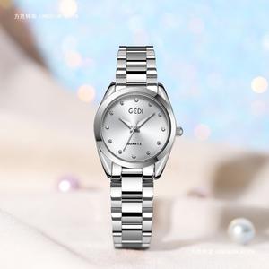 Montres pour femmes à bracelet en acier de grande valeur magnifiquement étanches avec une touche de montres à quartz de luxe pour étudiants - Product Image 4