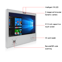 Support de sol intelligent tout en un interactif au détail libre-service tablette android écran tactile kiosque dmv armoire d'impression