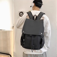 Sac à dos de voyage décontracté grande capacité 2025 en Oxford, imperméable, avec fermeture éclair en PU, style polyvalent unisexe, pour ordinateur portable