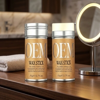 Bâton de cire pour cheveux JINQUE 2 en 1, cire coiffante professionnelle pour une texture haute définition et une tenue résistante à l'humidité toute la journée, 75 g