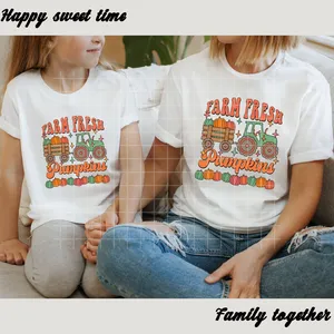 Pegatinas DTF Termoadhesivas Lavables de Transferencia de Calor con Diseño de Calabaza y Flor de Otoño, Listas para Prensado en Ropa - Product Image 2