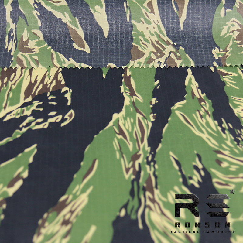 Couleur rayures de tigre vert