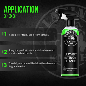 Limpiador Interior Multiusos Popular con Acabado Mate en Aerosol con Espuma - pH Neutro con Aroma a Manzana Verde - Limpiador para Cuero y Tapicería - Product Image 4
