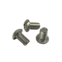 Sekrup Kepala Tombol Hex ISO7380 Ukuran M6X1.0 Baja Tahan Karat, Sekrup Kepala Jamur Stok Pabrik, Sekrup Kunci Allen