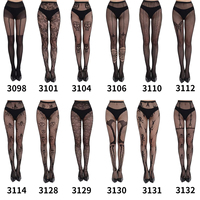 Collants personnalisés de luxe en résille avec logo et lettre imprimés populaires pour femmes Collants sexy de marque pour femmes