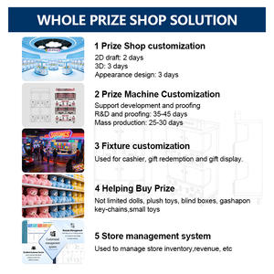 Mini machine à griffes à monnayeur pour attraper les peluches, jeu d'arcade pour centre de jeux - Product Image 6