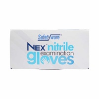 Gants d'examen en nitrile sans poudre en gros, 100 pièces/boîte, gants de sécurité jetables non en latex pour la personnalisation