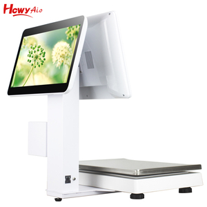 POS tout en un <span class=keywords><strong>PC</strong></span> 15.6 pouces écran tactile moniteur POS caisse enregistreuse imprimante Terminal balance électronique - Product Image 4