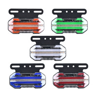 Feux de position latéraux à flux optique guidé 24V LED pour camions remorques indicateurs de largeur feux de dégagement