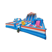 Trampolín Inflable Familiar para Exteriores, Castillo Hinchable Seguro para Niños y Adultos para Practicar Saltos