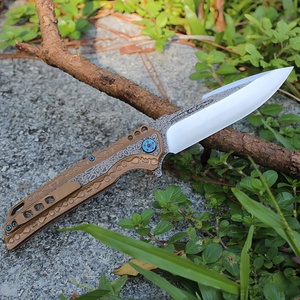 Tốt Nhất Bán 4Cr13 Lưỡi Thép Kẽm Hợp Kim Nhôm Xử Lý Cắm Trại Săn Bắn Dao Có Thể Gập Lại Chiến Thuật Bỏ Túi Dao - Product Image 2