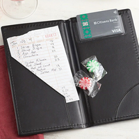 Porte-menu en similicuir pour restaurant, hôtel, bar