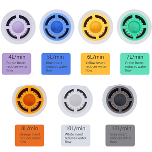 1/1, 2/1.5/1, 8/2/ <span class=keywords><strong>2.2</strong></span>/2.5 GPM pengurang aliran air Regulator pembatas katup kontrol untuk kepala pancuran genggam - Product Image 2