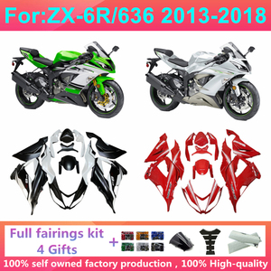 Nuevo Kit Completo de Carenado para Motocicleta ABS, Compatible con Zx6r 636 Zx-6r 2013 2014 2015 2016 2017 2018, Kits de Carenado, Carrocería Zx-6r/636 2013- - Product Image 1