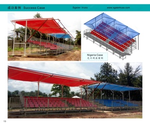 Outdoor Temporary Bleacher Metal Grandstand Temporary Grand Grandstand Outdoor Demountable Scaffolding Bleacher Football Stadium - Product Image 2