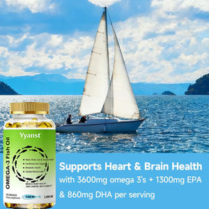 Capsules d'huile de poisson oméga-3 naturelle de haute qualité OEM/ODM pour adultes - Emballage personnalisable - Soutien à la santé cardiaque, oculaire et immunitaire - Product Image 2