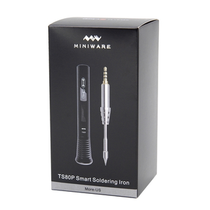Mini fer à souder intelligent MINIWARE <span class=keywords><strong>TS80P</strong></span> et station avec contrôle de température de 100 à 400 °C, chauffe en 8 secondes, puissance maximale de 30 W - Product Image 3