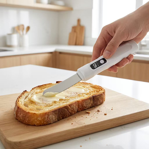 Smart Butter Spreader Knife Ip68 <b>Waterproof</b> Stainless Steel Kitchen Gadget With 2500mAh Battery for Easy Spreading Product Intro - Product Image 4