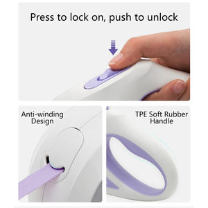 Rarewe Pets Products Smart <span class=keywords><strong>Dog</strong></span> Lead Rope RGB LED Light Mango de goma Correas para mascotas Correa retráctil para mascotas para caminar perros - Product Image 4