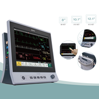 Edan X8 VET Veterinär-Multiparameter-Patientenmonitor Kompakter Touchscreen für Kleintierkliniken EKG NIBP SpO2 TEMP CO2