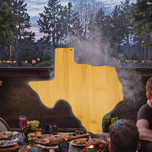 Paquete de 12 Tablas de Cortar de Bambú con Temática del Estado de Texas, Tabla de Charcutería de 1.5 cm de Grosor, Fácil de Limpiar, para Grabado Láser. - Product Image 3