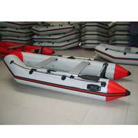 3m 5-6m alliage d'aluminium plancher canoë assaut gonflable caoutchouc bateau rc mer pêche bateau pour l'océan