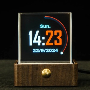 Cube Max Big Tech : Horloge Intelligente Holographique avec Affichage Cristallin, Informations Météo, Boursières et Taux Forex – Idéal pour un Cadeau - Product Image 4