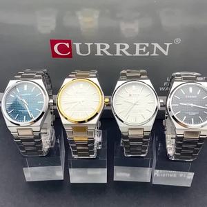 CURREN 8439 Orologi al Quarzo alla Moda per Uomo Design Semplice Impermeabile Cinturino in Acciaio Inossidabile Orologio da Polso Maschile per Tempo Libero e Affari - Product Image 6
