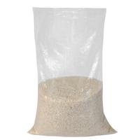 Rouleau de tissu en polypropylène tissé PP transparent thermoscellable avec logo personnalisé pour sacs et tissu tubulaire en raphia