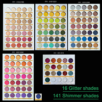Vente en gros de palette de fards à paupières végétaliens livre diamant paillettes coucher de soleil label privé palette de fards à paupières pleine couleur de dessin animé