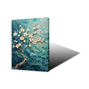 Peinture à l'huile artisanale de haute qualité, fleurs en pleine floraison, 100% peinture à l'huile artisanale pour la décoration de la maison - Product Image 1