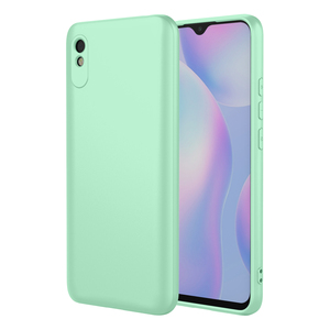 จัดส่งที่รวดเร็วซิลิโคนเหลวเคสกันกระแทกสีสันสดใสซิลิโคนฝาหลังสําหรับ Redmi 9A