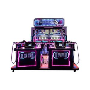 Precision Shooting PK Arcade Game Machine Four-<b>Player</b> Simulated Coin-Operated Durable Metal Bottle Item English Language - Product Image 5
