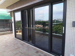 Puerta <span class=keywords><strong>corredera</strong></span> de puente roto 68 personalizada, Partición de cocina de cristal de aleación de aluminio de acero inoxidable moderna para interiores de hoteles Fo - Product Image 3