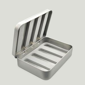 Boîte à mouches en métal double face grande capacité imprimée <span class=keywords><strong>TG</strong></span> pour divers leurres artificiels, pêche en plein air - Product Image 1