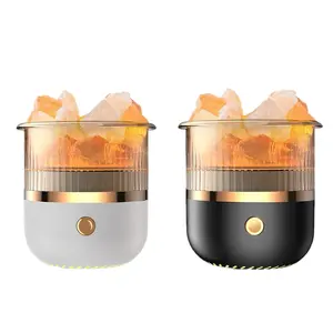 Fábrica Hot Sale Difusor Salt Lamp Mini 160ML Cristal USB Aromaterapia Umidificador Quartz Stone Difusor De Óleo Essencial