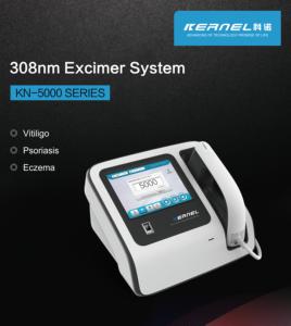 Mesin Laser Excimer Intensitas Tinggi 308nm Kernel KN-5000D - Portabel Desktop Perawatan Efektif untuk Kulit Vitiligo Psoriasis - Product Image 2