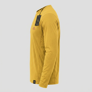 T-shirt de sport à manches longues pour homme, tissu performant de qualité supérieure, séchage rapide, coupe confortable, haut de sport pour homme, gym, course à pied, entraînement - Product Image 3