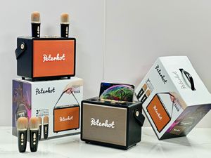 <span class=keywords><strong>Speaker</strong></span> Karaoke portabel 20W, pengeras suara Bluetooth nirkabel Stereo keras dengan 2 mikrofon dan mikrofon - Product Image 4