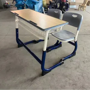 120*50*78cm yeni ürün okul mobilyaları öğrenciler masaları sandalyeler lise sınıf sırası ve fabrika fiyat ile sandalye