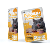 Comida Húmeda Premium para Gatos, Nutritiva y Deliciosa, Alta en Proteínas, Sin Colorantes Artificiales, en Bolsa