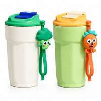 Mug isotherme portable léger en acier inoxydable avec poignée, 420 ml, anti-fuite, garde au chaud et au froid