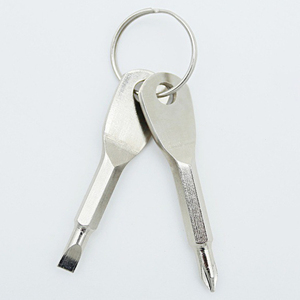 2024 Hot Outdoor Portable Multifunction Gadget Cross Screw Driver <b>Key</b> <b>Chain</b> Keyring Pocket Repair Hand Screwdriver Tool Keychain - Product Image 2