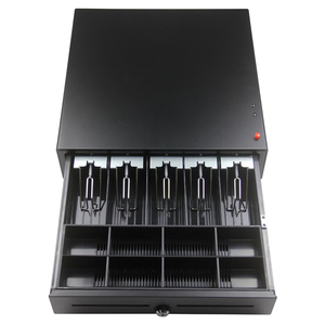 Tiroir-<span class=keywords><strong>caisse</strong></span> 5 billets 8 pièces à verrouillage par clé RJ11/RJ12/USB avec plateau à monnaie amovible pour système de point de vente – Vente directe usine - Product Image 1
