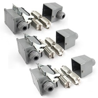 Connecteur industriel robuste BYLJQ HE-032 36 40 broches 16A 500V, prise mâle/femelle avec insert en cuivre et coque en aluminium pour alimentation PCB