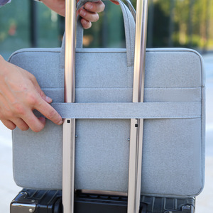 Sac pour ordinateur portable en nylon de 15,6 pouces, sacoche d'affaires, durable, portable, décontracté, pour hommes et femmes, respectueux de l'environnement et en cuir - Product Image 5