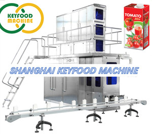 Shanghai 1L Automatic Stainless Steel 316 Plastic/Paper Carton <b>Filling</b> <b>Machine</b> for Milk & Beverage With PLC 100ml 125ml 200ml 25 - Product Image 5