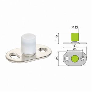 Roulettes de porte coulissante multifonctions modernes de haute qualité avec roulements à billes <span class=keywords><strong>pour</strong></span> <span class=keywords><strong>guide</strong></span> <span class=keywords><strong>au</strong></span> <span class=keywords><strong>sol</strong></span> - Product Image 5