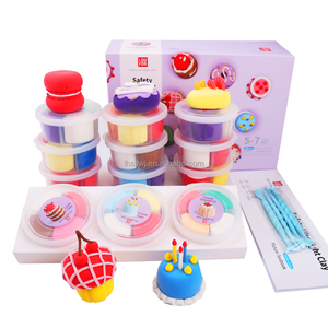 Kit de pâte à <span class=keywords><strong>modeler</strong></span> auto-séchante 12 couleurs, non toxique, sûr, jouet éducatif DIY pour enfants avec outils et accessoires de sculpture - Product Image 2